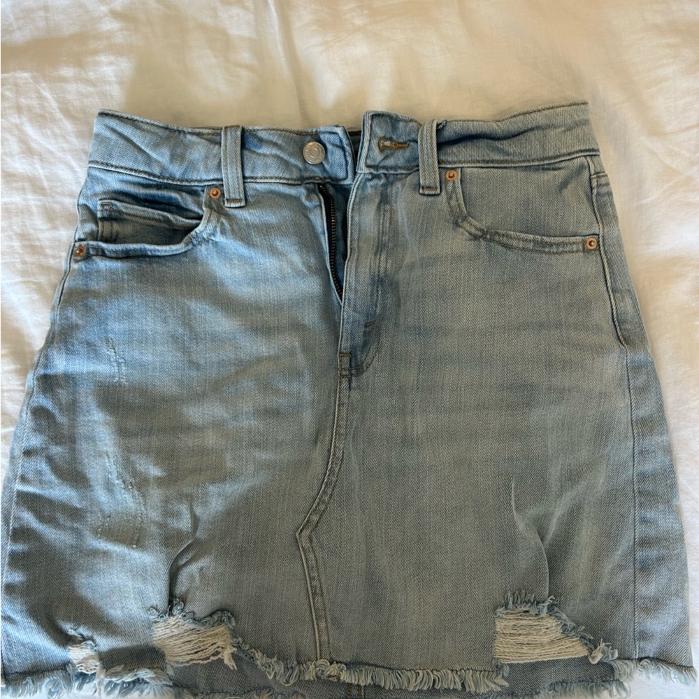 Wild Fable Light Blue Denim Skirt